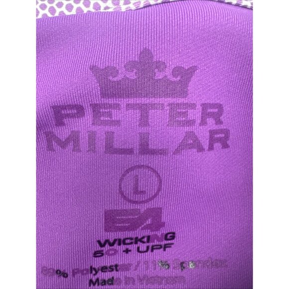 Peter Millar Women’s E4 Full Zip Lightweight Hooded Wicking 50+ UPF Jacket Sz L - Picture 6 of 10